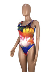 Sexy Printed One Piece Swimsuits LM 8055