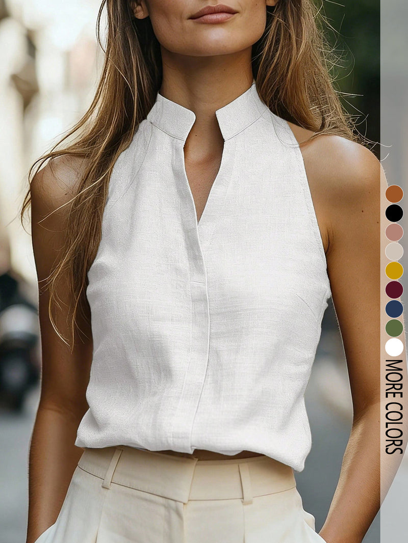 V Neck Sleeveless Shirt GSRX 831