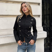 Long Sleeve Stand Collar Jackets GPKJ MR50510