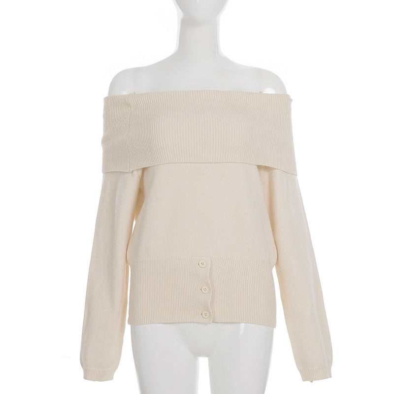 One Shoulder Knits Sweater GWEN JMIC43926