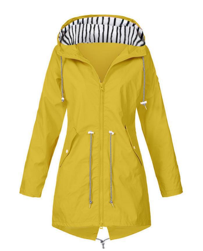 Plus Size Zipper Hooded Mountaineering Jacket GOFY NCFY 16
