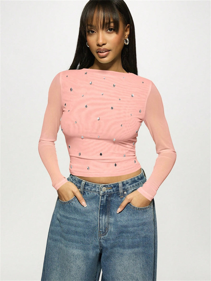 Print Long Sleeve T Shirt GXIY K25L351