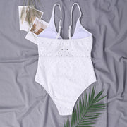 Hollow Out Bra Pads Sexy Tight Backless One Piece Swimsuit DYSC DY1108114