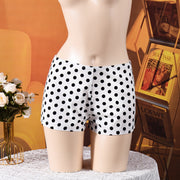 Polka Dots Print Slim Shorts GNZD 32825PBY