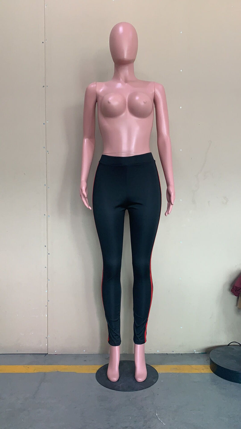 Solid Color Stripe Pants SHMF 6135