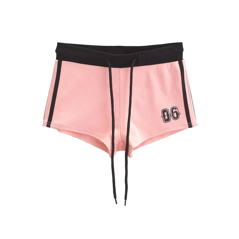 Printed Color Clash Casual Shorts GYSE 24468