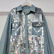 Loose Shirt Single breasted Denim Jacket GZYN 2024