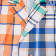Fashion Casual Plaid Print Long Coat GLF 08031