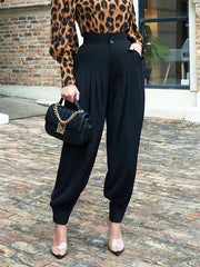 Solid Color Press Pleated Pants LSD 2909
