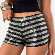 Stripe Sequin Short GPKJ MR51961