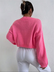 Drop Shoulder Knit Cardigan GZYF 1082