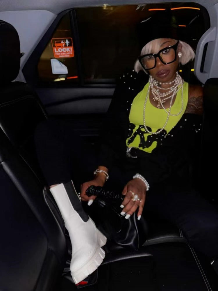 Hot Diamond Graffiti Letter Vest GFCF 1534