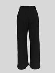 Casual Sport Solid Patchwork Straight Pant MIL T119