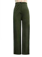 Side Stripe Casual Straight Pants SH 391404