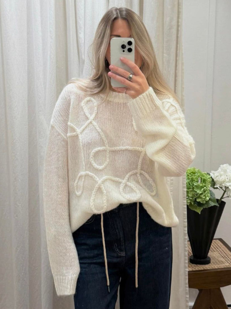 Long Sleeve Pullover Sweater GKLK T4917516Y