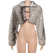 Sexy Cardigan Fur Coat DLSF K25L79669