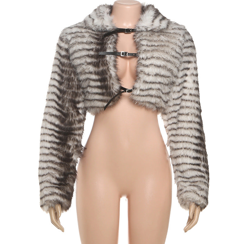 Sexy Cardigan Fur Coat DLSF K25L79669