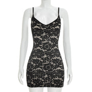 Lace Sling Bodycon Dress GSZM D26DS062