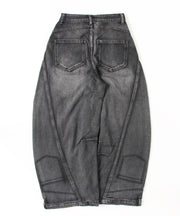 Plus Size Holes Wide Leg Jeans GYLN 7824