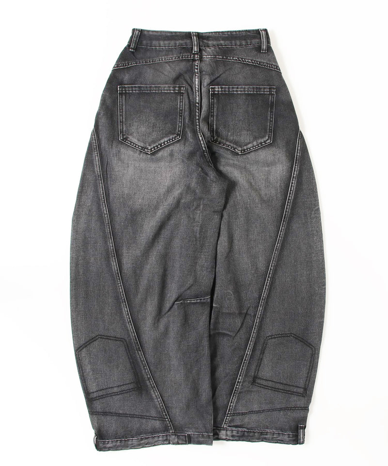 Plus Size Holes Wide Leg Jeans GYLN 7824