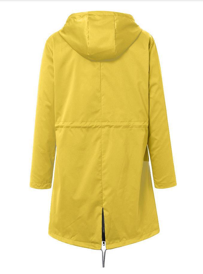 Plus Size Zipper Hooded Mountaineering Jacket GOFY NCFY 16