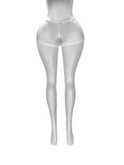 Solid Color Glossy Hot Pants Shorts CH 25031