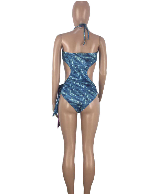 Sexy Printed One Piece Swimsuit Bikinis MDF 5037