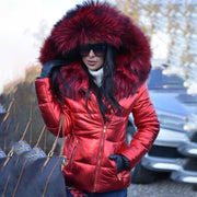 Plus Size Short Down Coat HHMY X6303