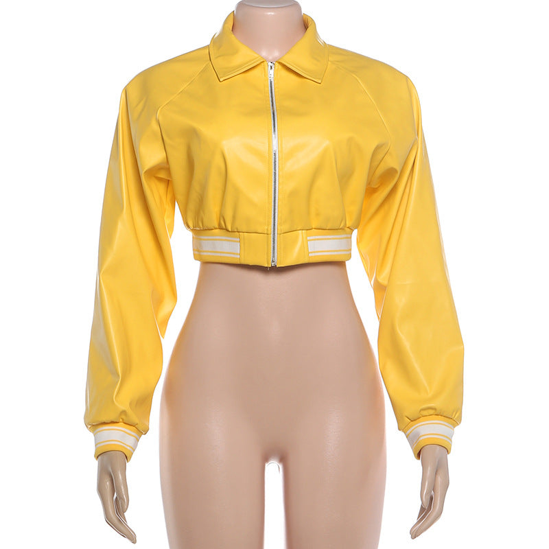 Retro Embroidery Leather Coat XEF K6C14276A