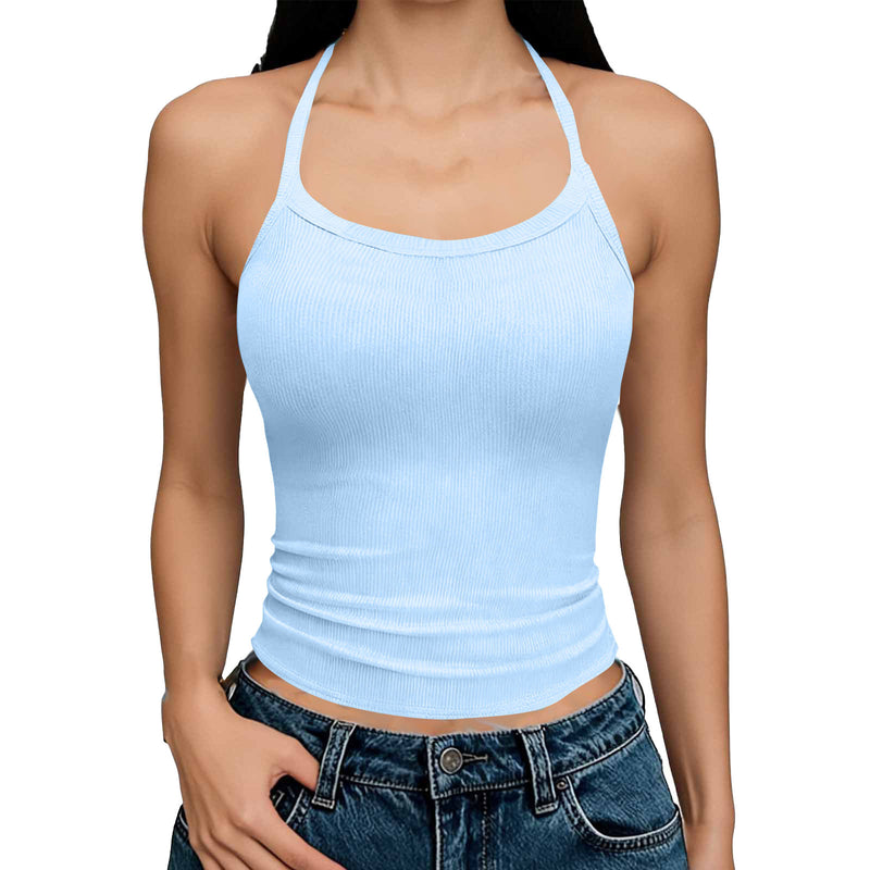 U Neck Solid Color Tank Top GYZY 6705