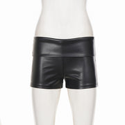 Fashion Leather Mini Shorts GPKJ MR50543