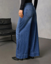 Casual Washed Loose Straight Jeans GYAN 89340