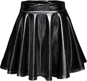 Sexy Solid Color Pleated Mini Skirt GPBY 14428