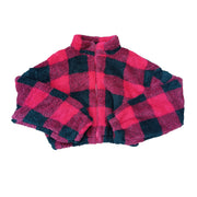 Plush Plaid Fashion Long Sleeve Jacket MEM 88515