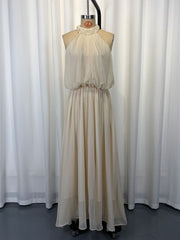 Sleeveless Solid Color Maxi Dress GWDS 260616