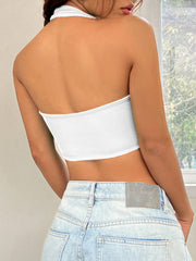 Sexy Halterneck Irregular Tank Tops GYSQ CVEB2080