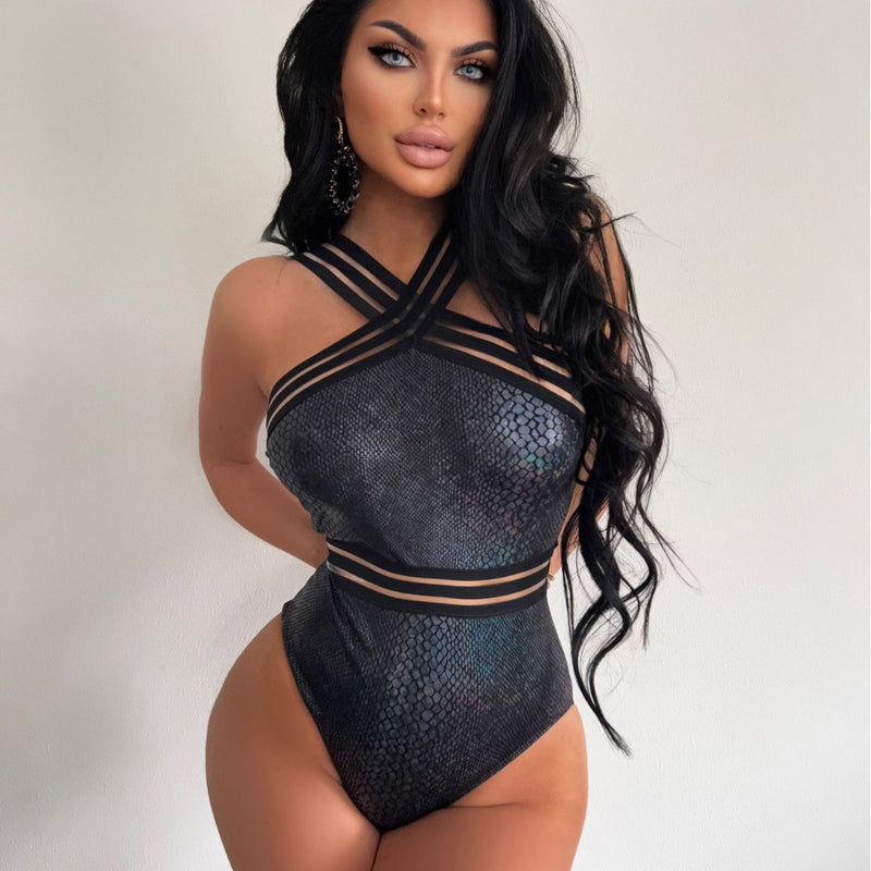Sexy Backless Solid Color Tight One