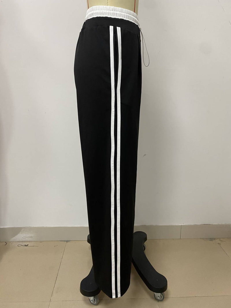 Casual Patchwork Slim Straight Pants LSD 2330