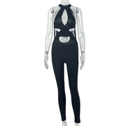 Sexy Hollow Out Backless Jumpsuit GJYO JP006355
