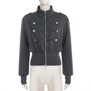 Double breasted Long Sleeve Jackets GPKJ MR51294
