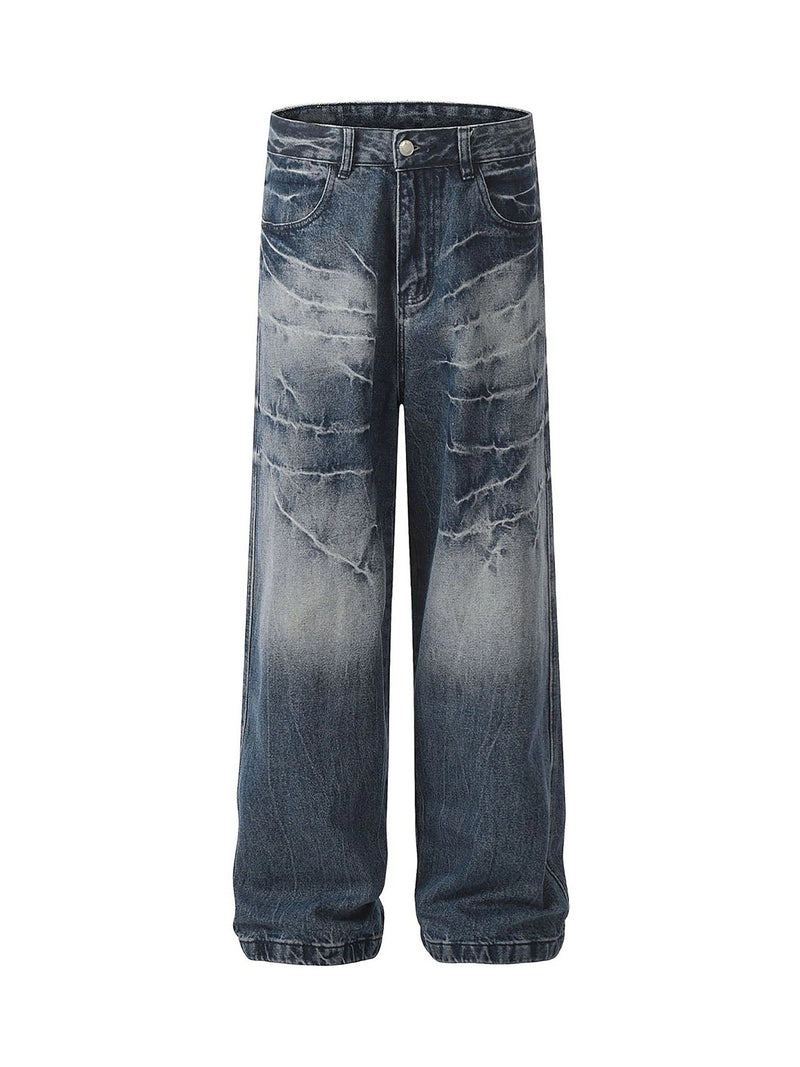 Plus Size Casual Washed Loose Jeans GYLN 0919