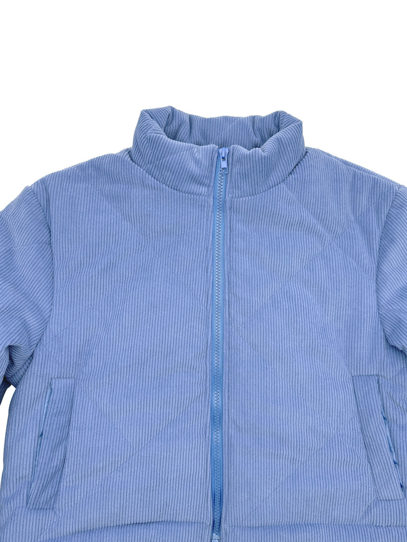 Solid Color Long Sleeve Thick Jacket YH 9003