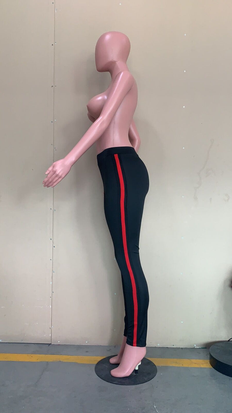 Solid Color Stripe Pants SHMF 6135