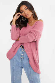 Fashion Loose Pullover Sweater GWDS 230115
