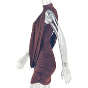 Solid Color Ruched Sleeveless Mini Dress GJYO JD305576