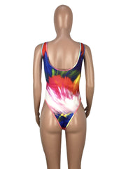 Sexy Printed One Piece Swimsuits LM 8055