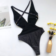 Sexy Print One Piece Swimsuit CSYZ B55