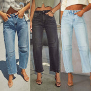 Retro Wide leg Straight Jeans GSMF ZC2401