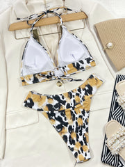 Leopard Printed Swimsuit 2 Piece CSYZ C310K