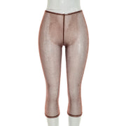 Mesh See Through Seventh Pants MXBF Q26PT094